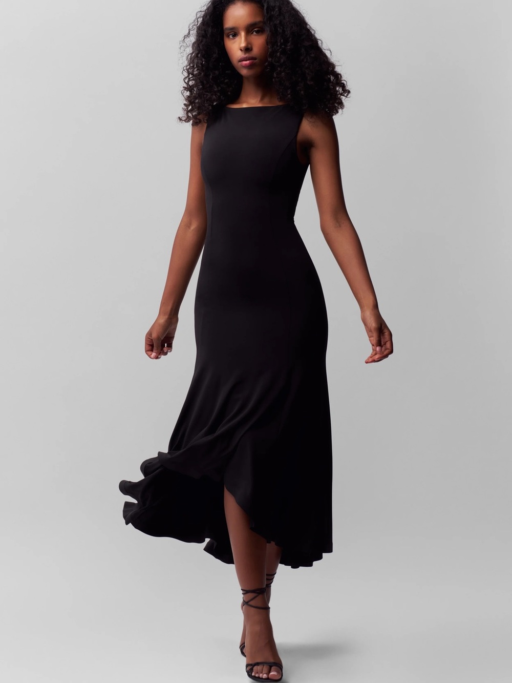 Guizio Daye Midi Dress black